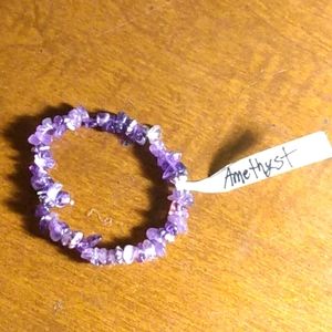 Genuine Gemstone stretch bracelet